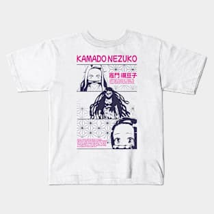 nezuko demon slayer Kids T-Shirt